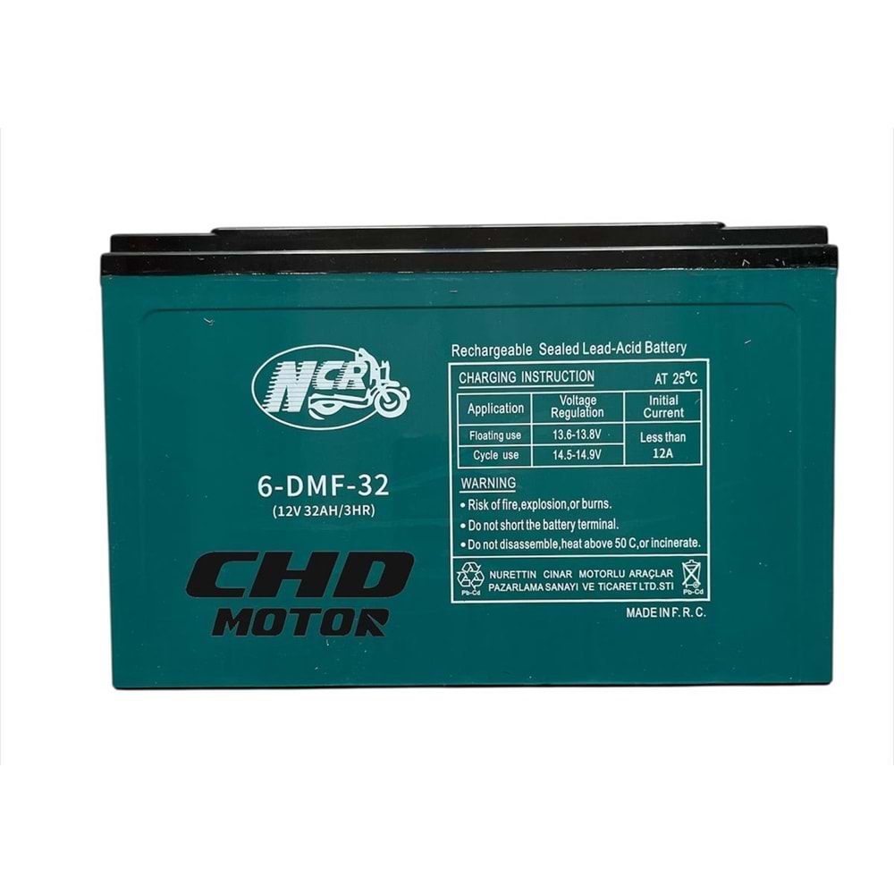 12V 40AH Akü E-Bike NCR