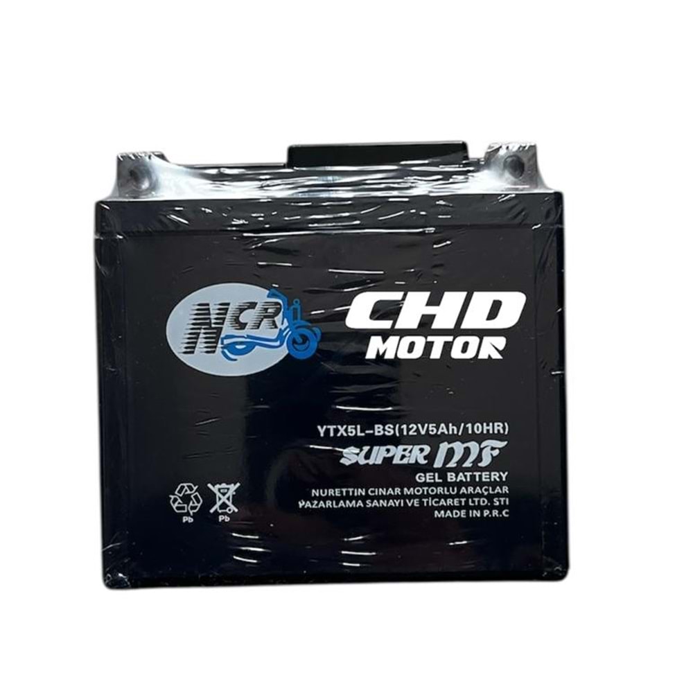 12V 5AH Yatık Cup Akü NCR