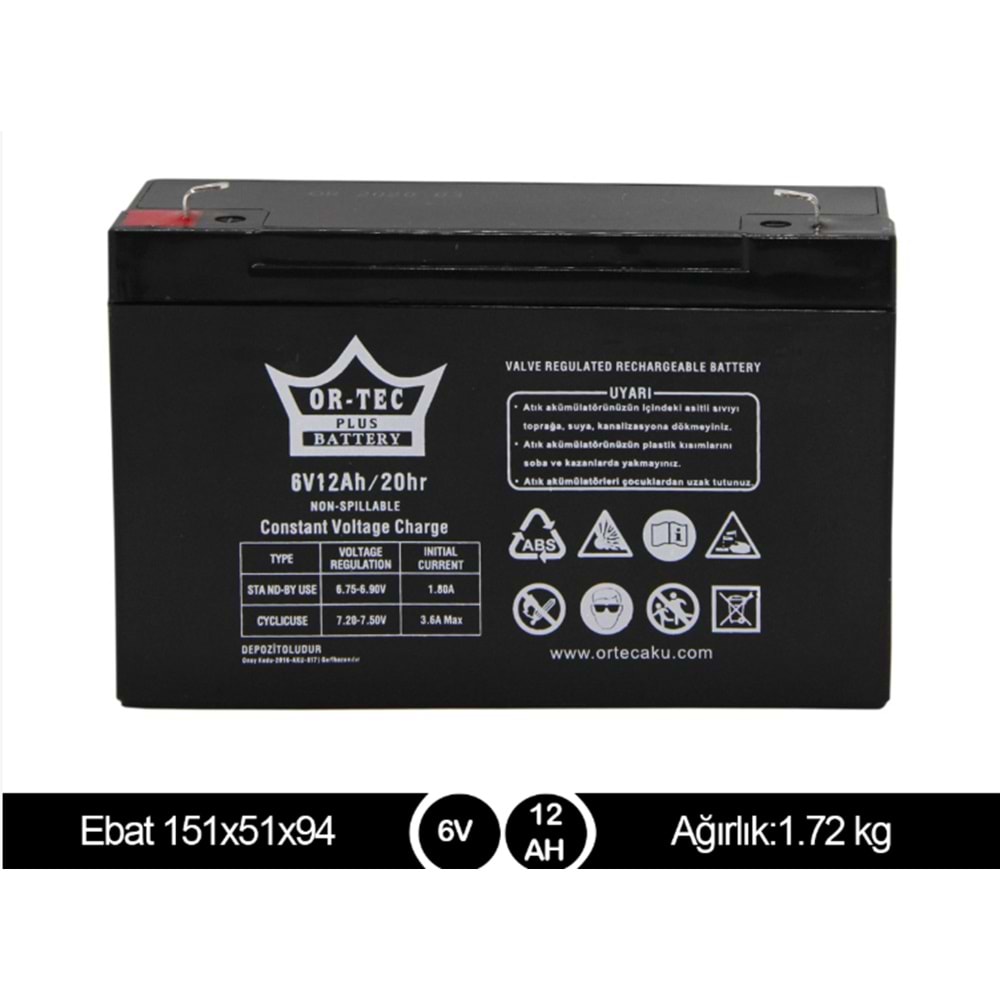 6V 12AH Akü Çocuk Arabası