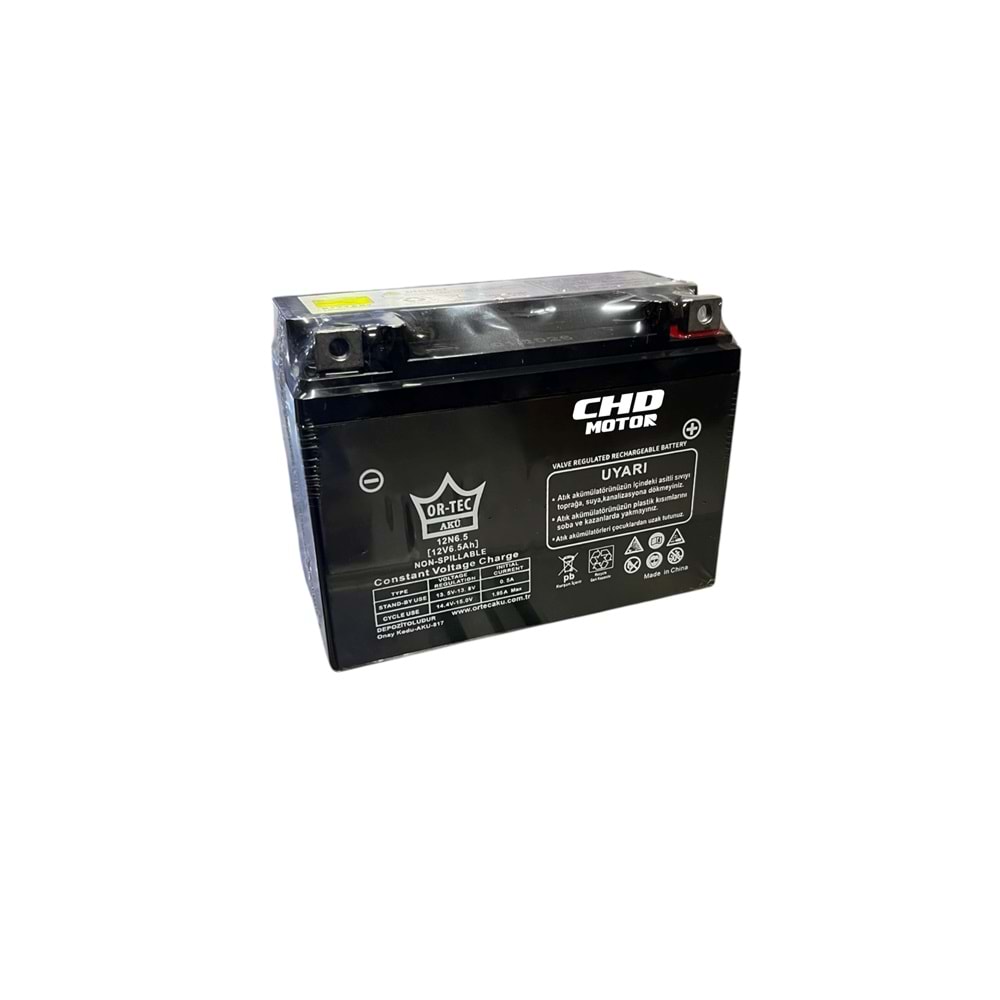 12V 6.5AH Akü ORTEC