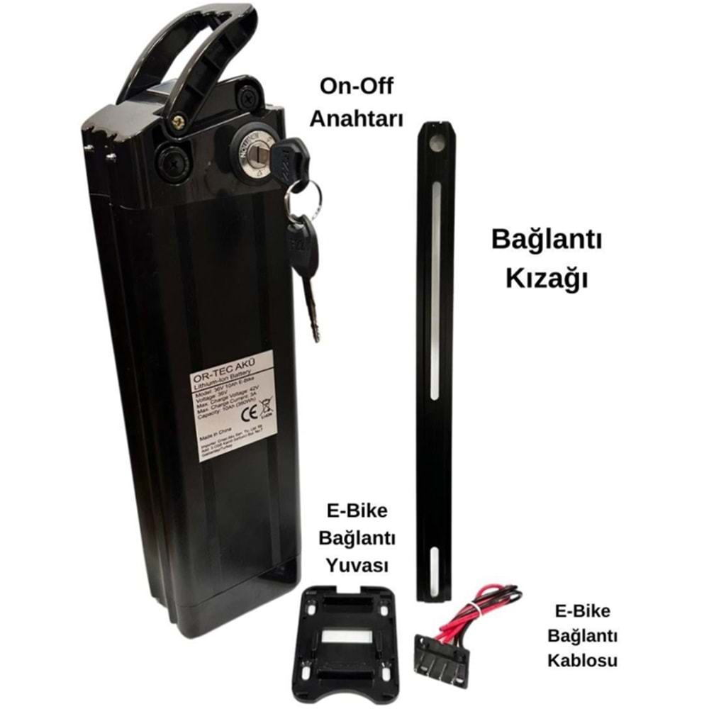36V 10AH Akü Petal Destekli Bisiklet