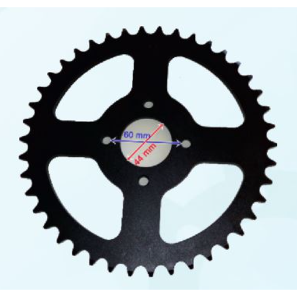 ATV Arka Dişli 520-42T İç 44 mm 4 Delikli