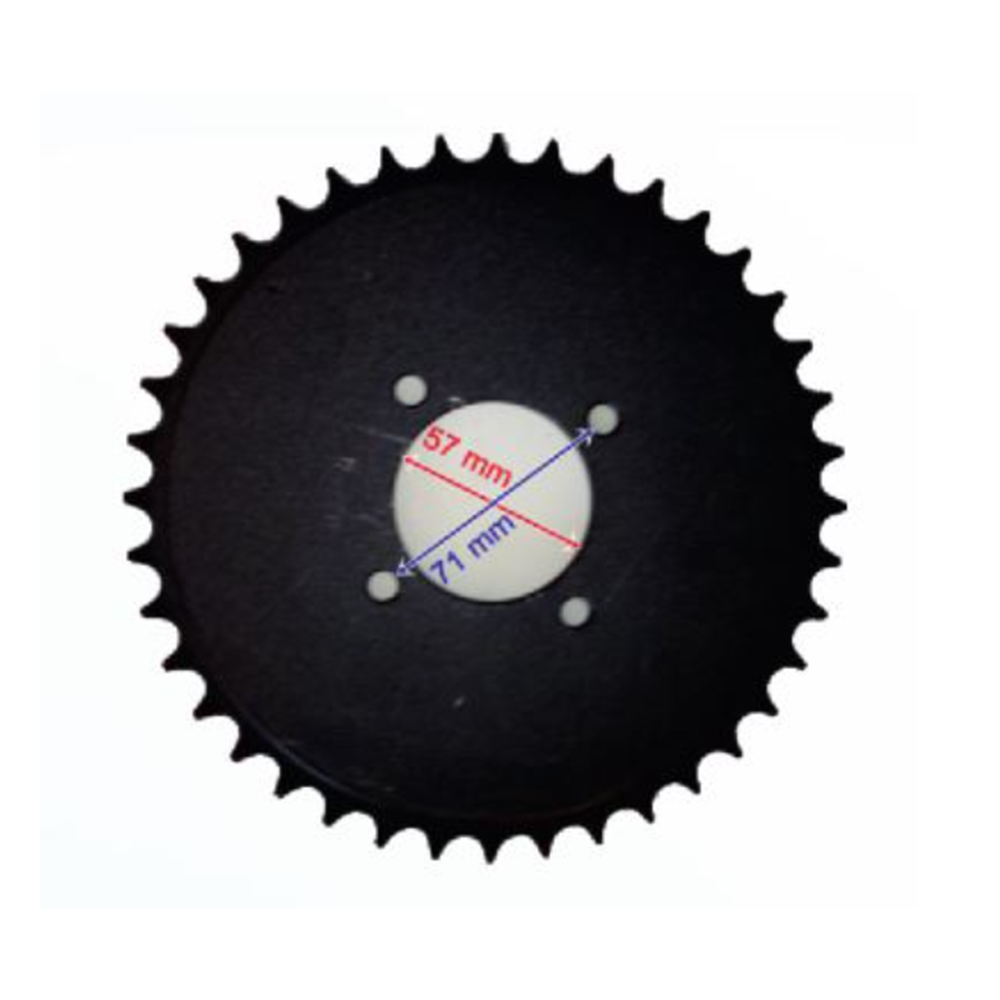 ATV Arka Dişli 520-40T İç 58 mm 4 Delikli