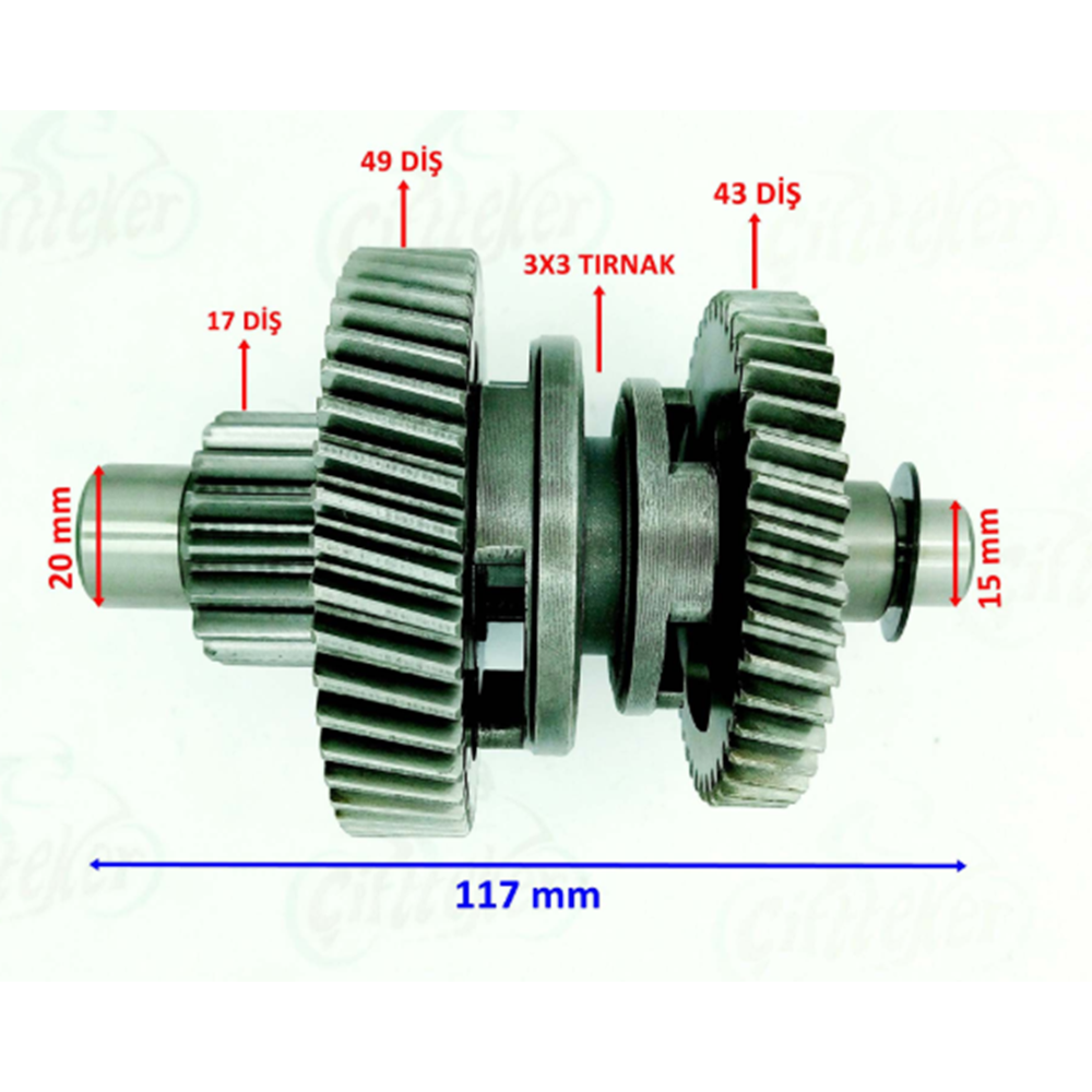 ATV MXU 150 - LX 200 Şanzuman Geri Vites Yön Dişlisi