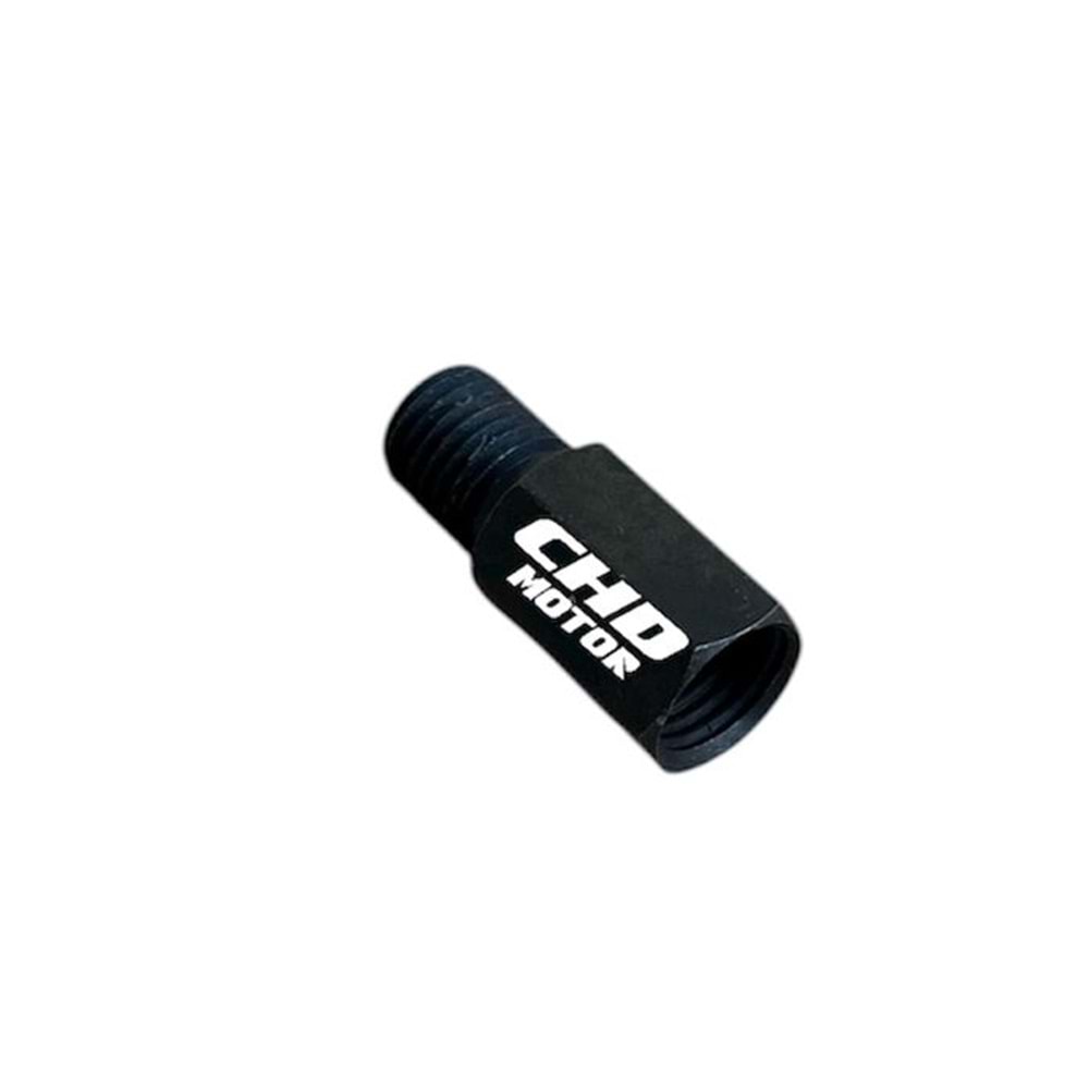 Ayna Uzatması Üst 8m Düz - Alt 10m Ters Siyah