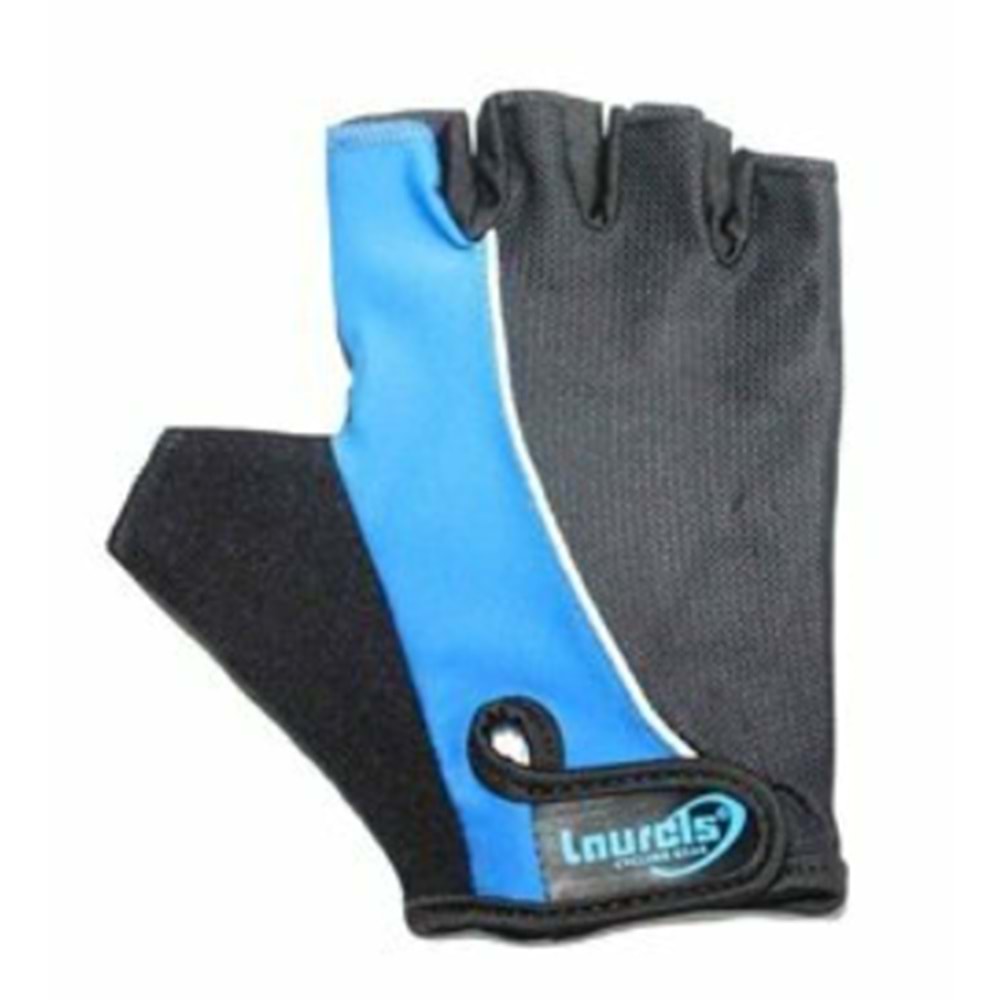 Bisiklet Eldiven Kesik (Mavi-Siyah)