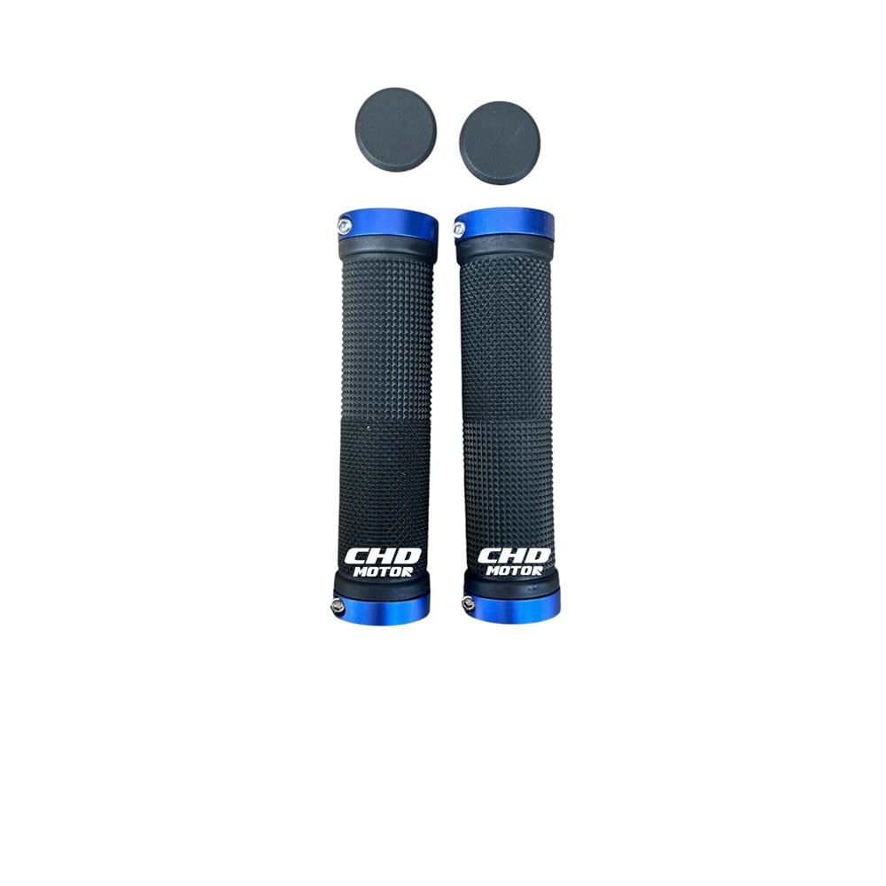 Bisiklet Pvc Elcek Kilitlemeli Siyah (Mavi Yüzüklü)