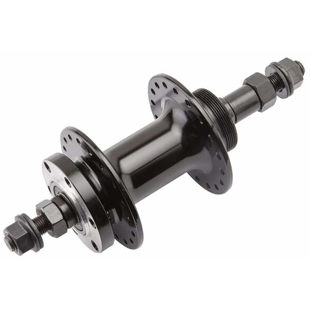 32 Delik Disk Uyumlu Rulmanlı ALM Arka Göbek Siyah