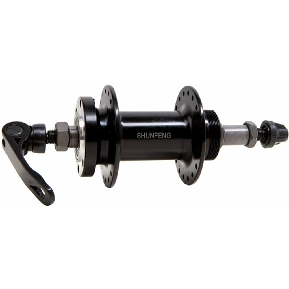 32 Delik Mandallı Disk Uyumlu Rulmanlı ALM Arka Göbek Siyah