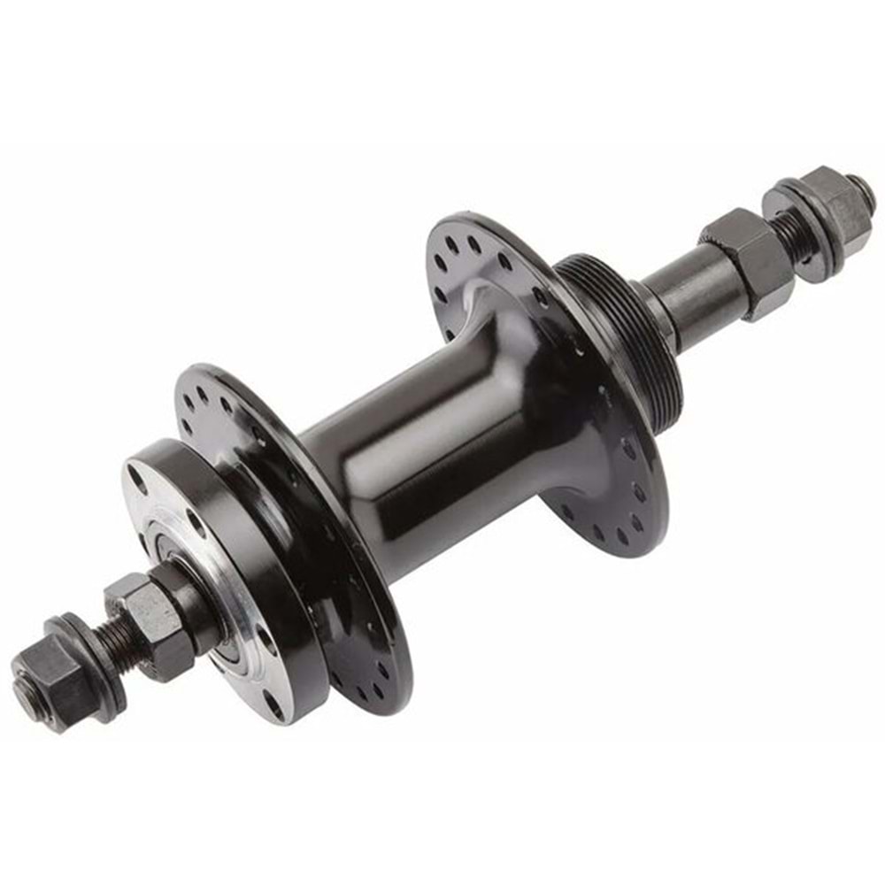 36 Delik Disk Uyumlu Rulmanlı ALM Arka Göbek Siyah