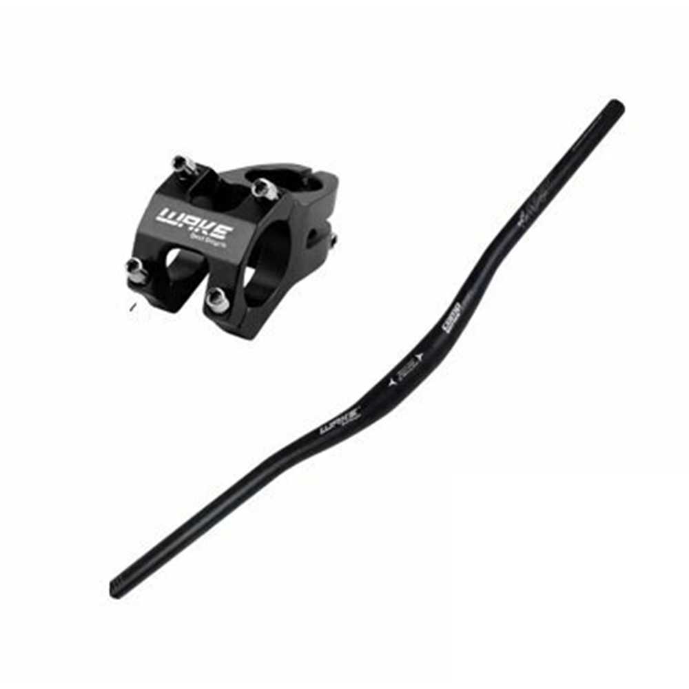 Bisiklet Renkli Gidon + Boğaz (Siyah)