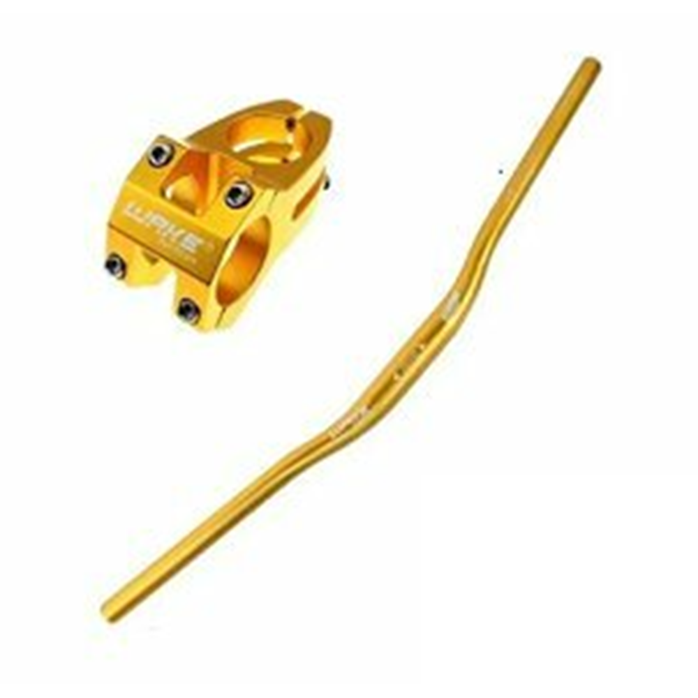 Bisiklet Renkli Gidon + Boğaz (Sarı)