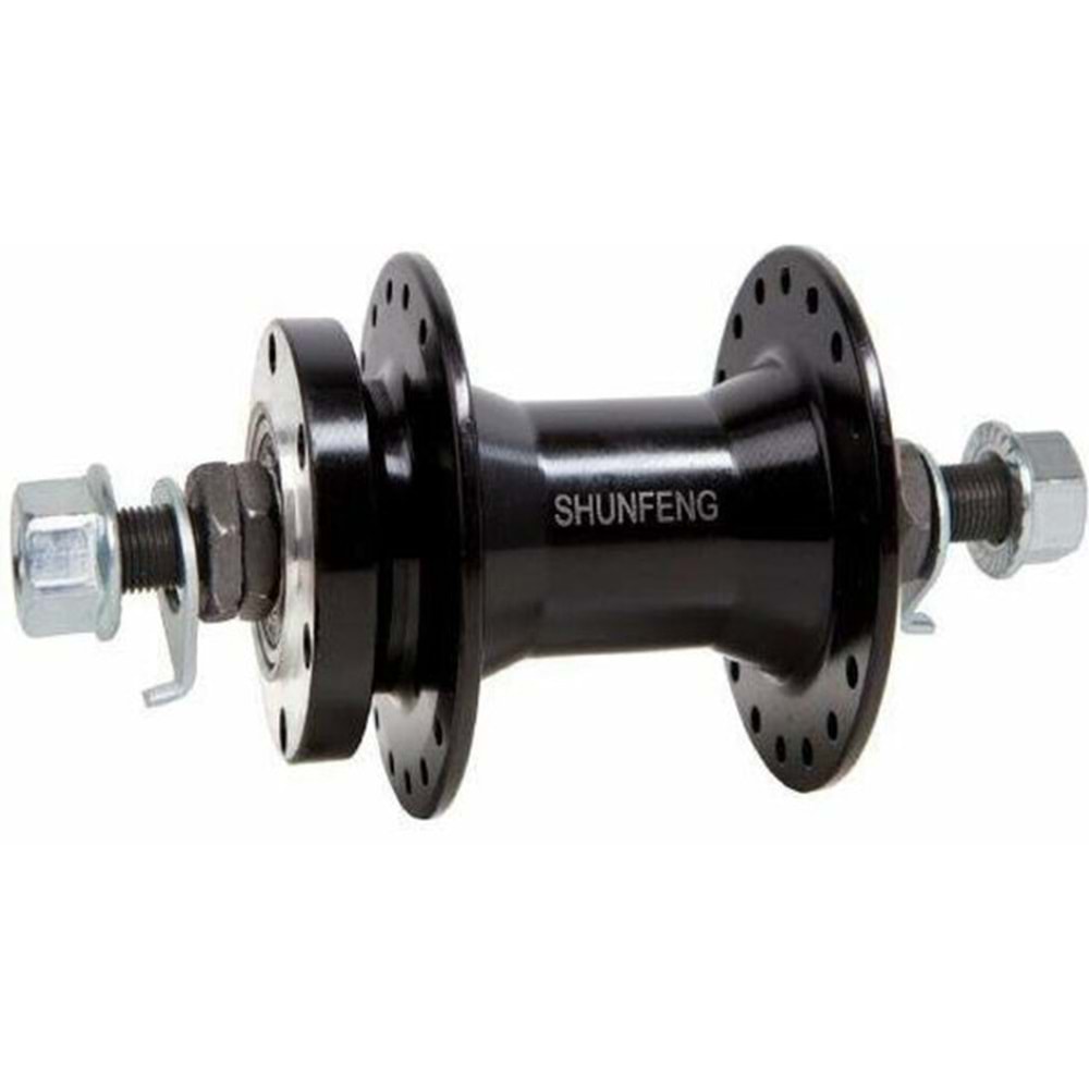 32 Delik Disk Uyumlu Rulmanlı ALM Ön Göbek Siyah