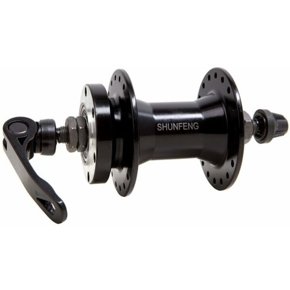 36 Delik Mandallı Disk Uyumlu Rulmanlı ALM Ön Göbek Siyah