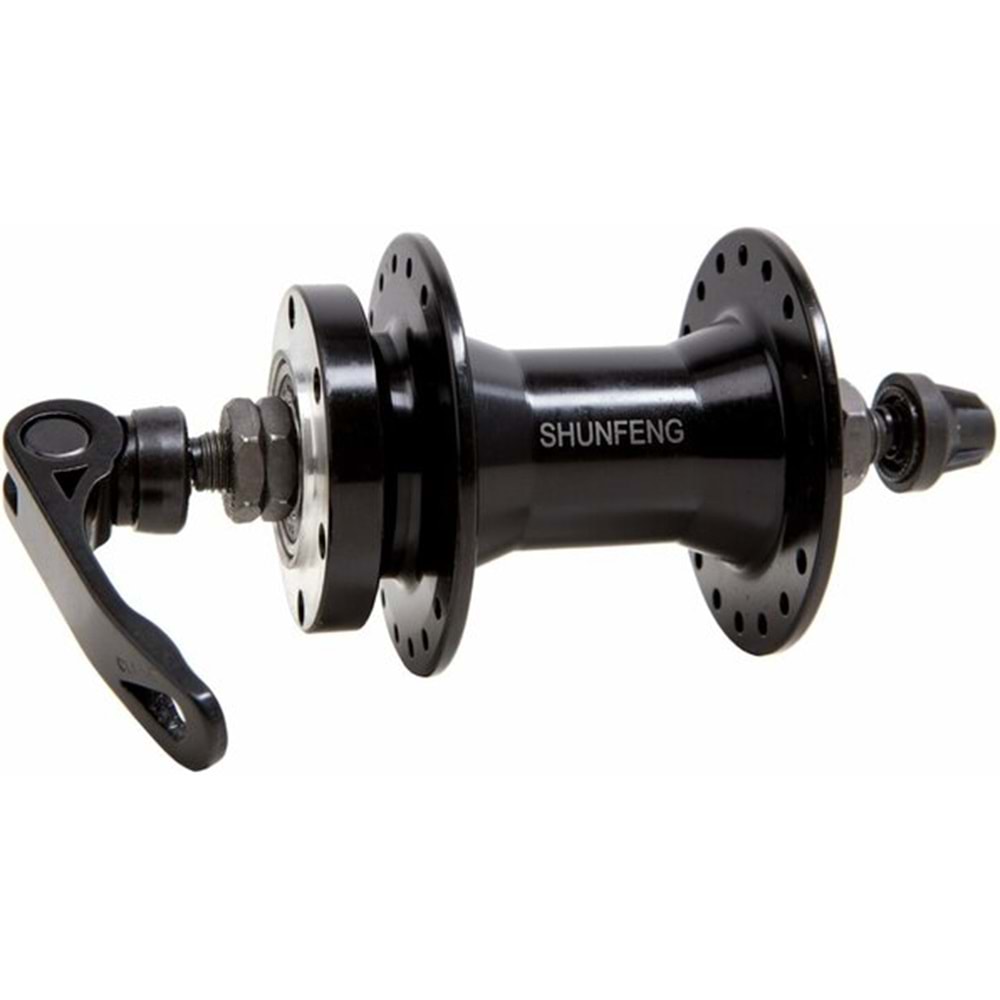 32 Delik Mandallı Disk Uyumlu Rulmanlı ALM Ön Göbek Siyah