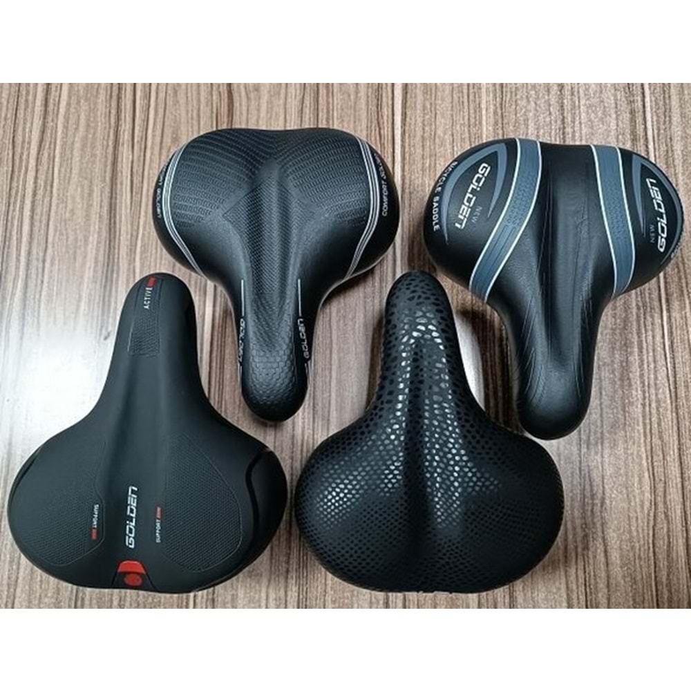 Bisiklet Yaylı Geniş Dikişli Sele