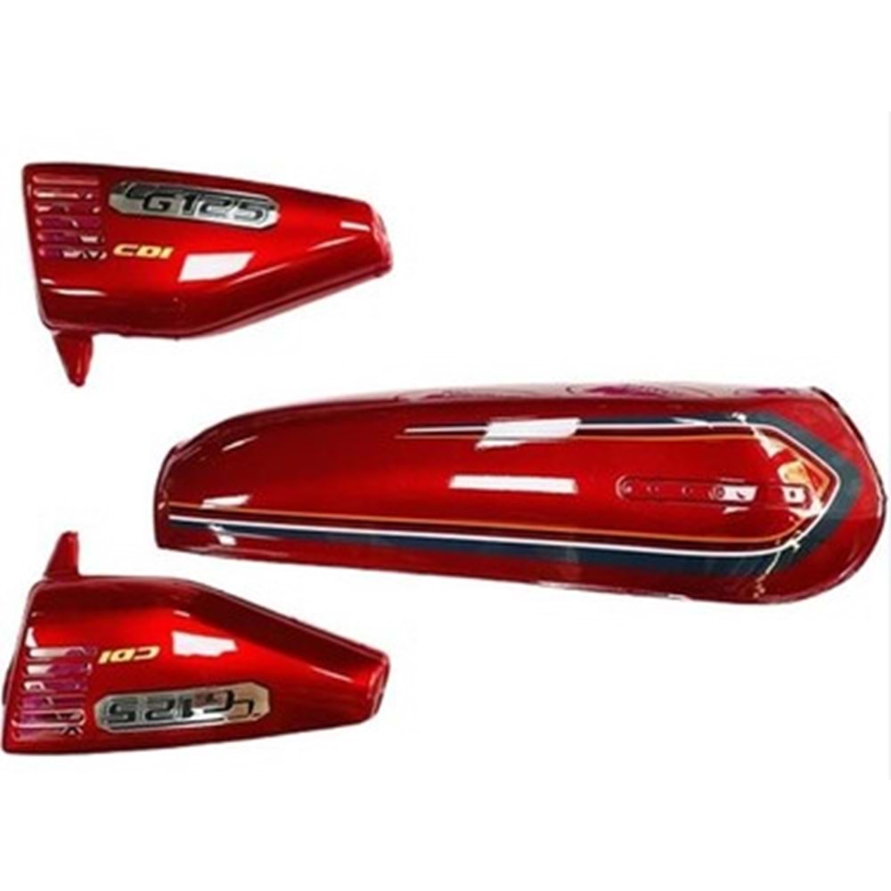 CG Benzin Deposu Kesik + Yan Kapak (Kırmızı)