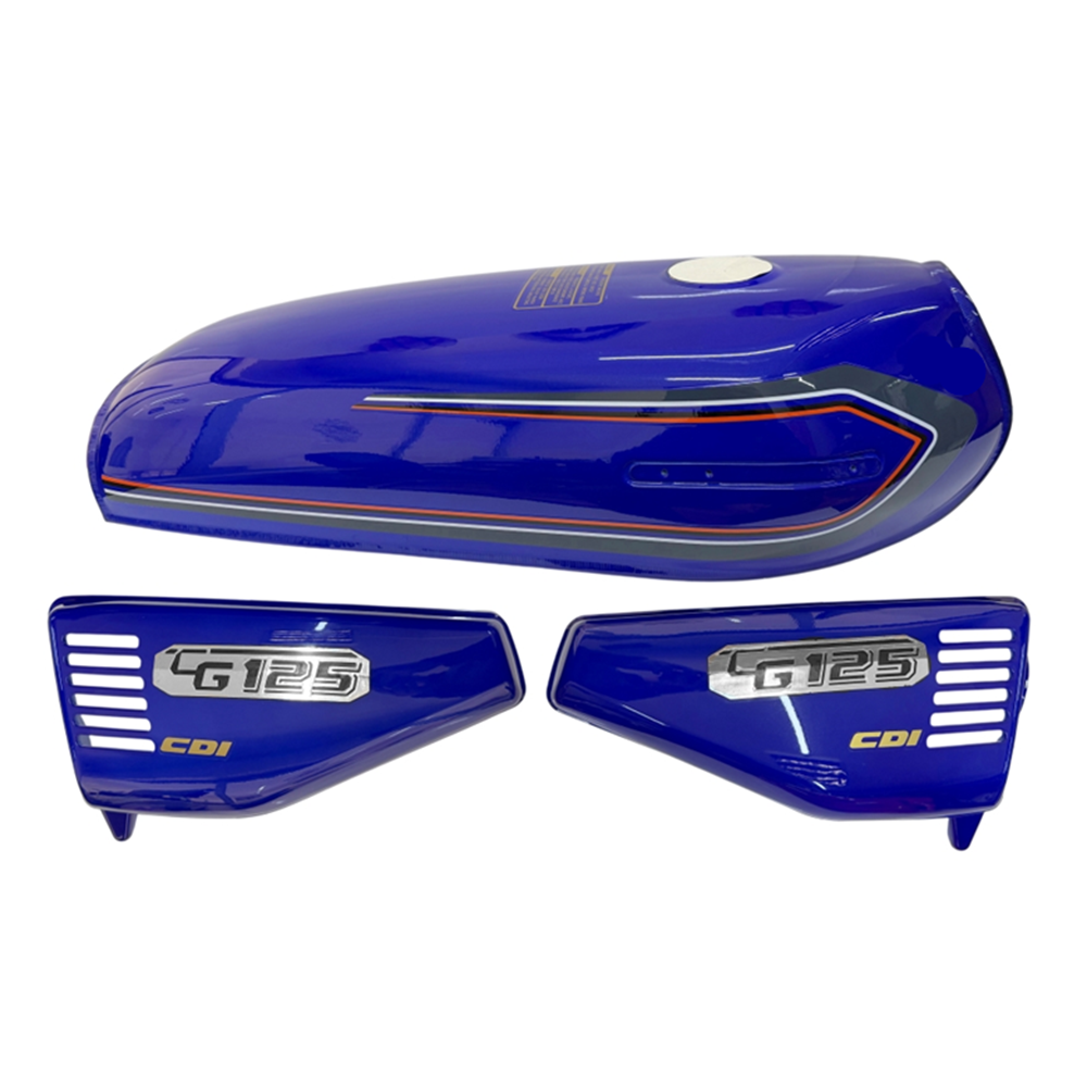 CG Benzin Deposu Kesik + Yan Kapak (Koyu Mavi)