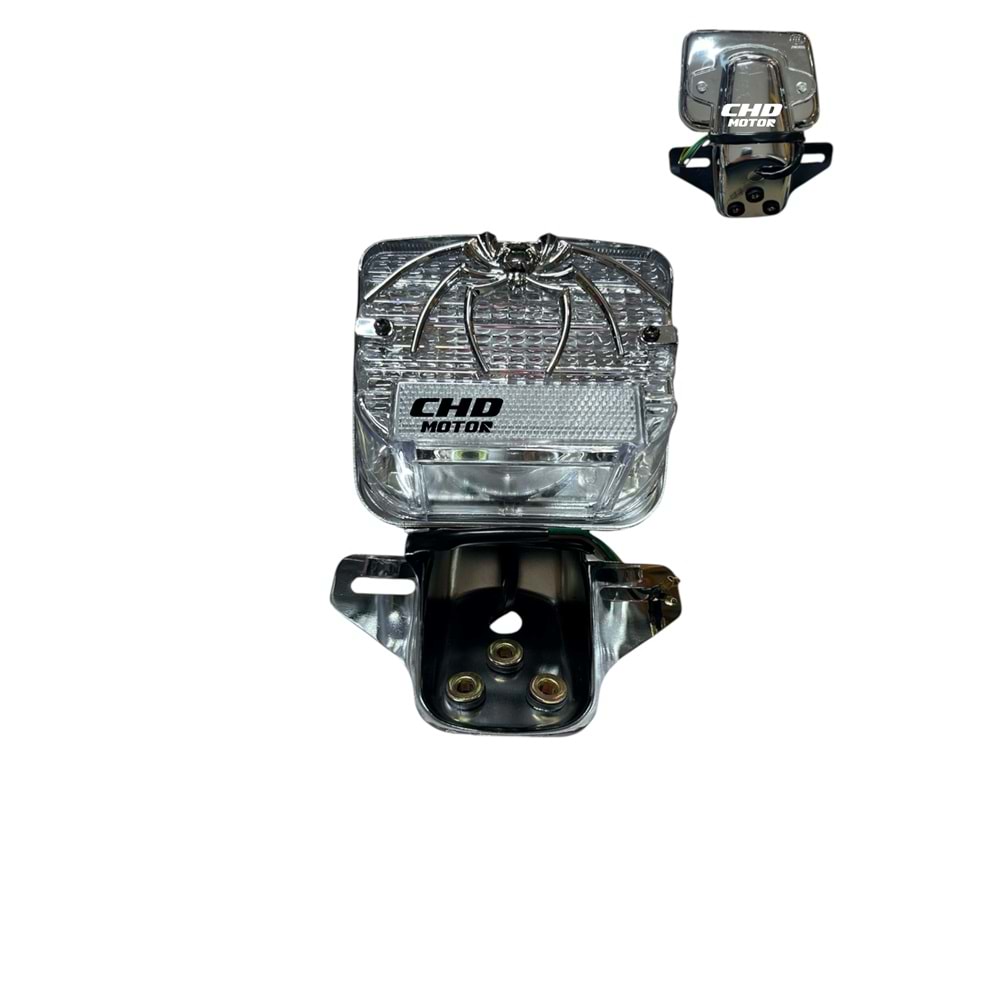 CG Arka Stop Nikel Komple Çakarlı + Örümcekli (BEYAZ)