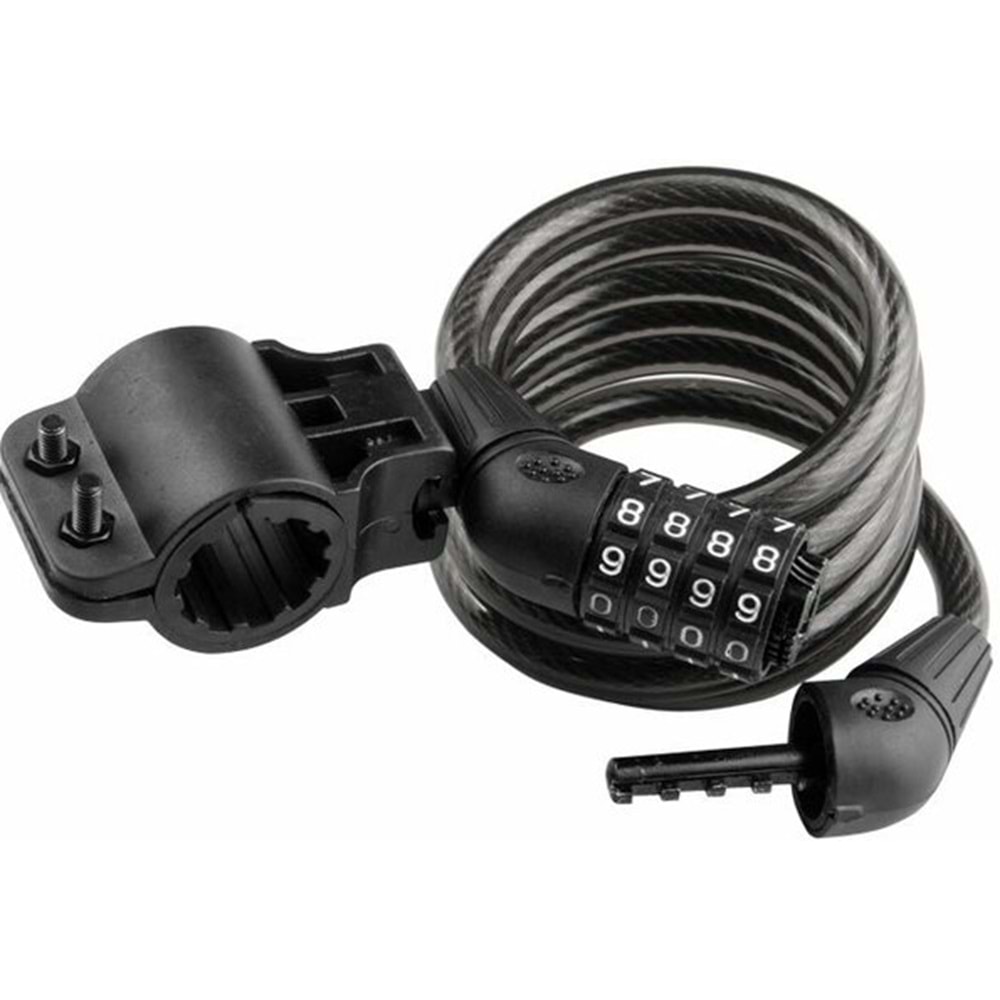 Şifreli Halat Kilit 12X120 Şifre Değişebilir