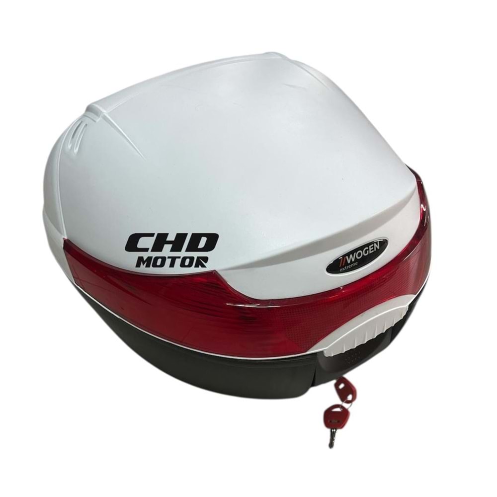 Motor Arka Çanta 33L Wogen Beyaz