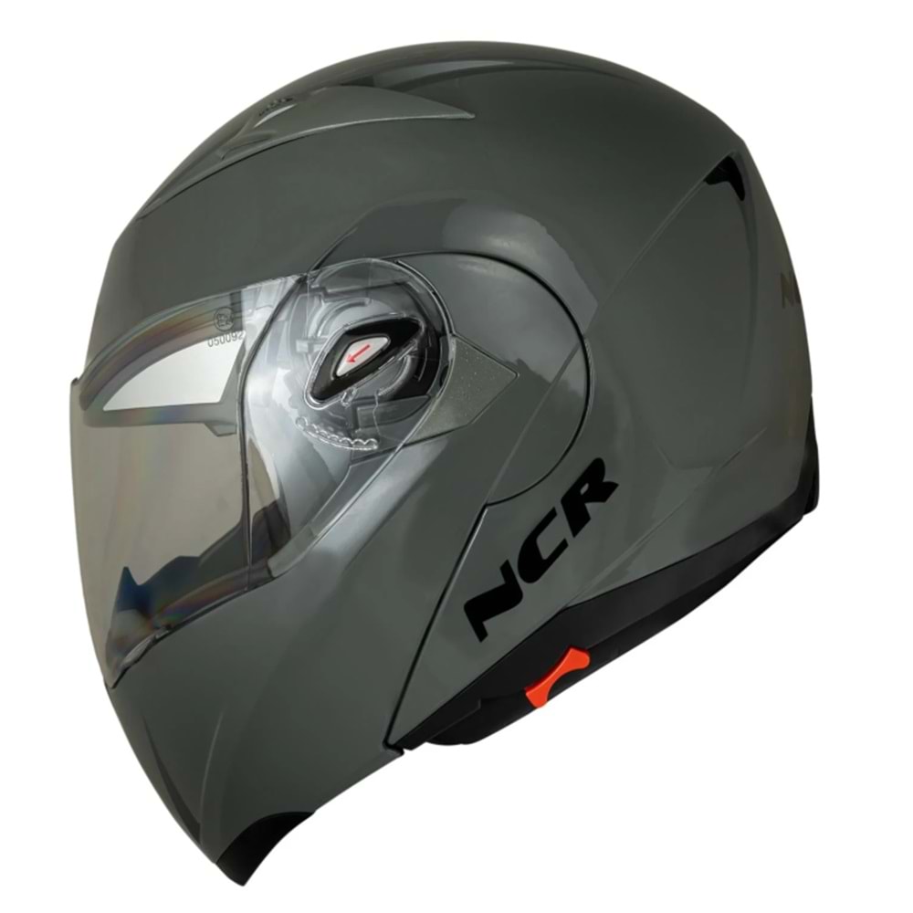 Kask Çene Açılır Gözlüklü NCR (Nardo Gri) (S)