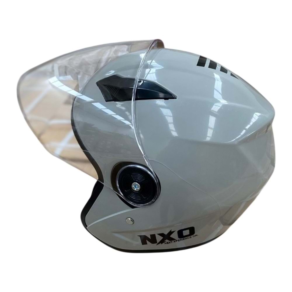 Kask Çenesiz Yerli Gözlüklü (NARDO GRİ)