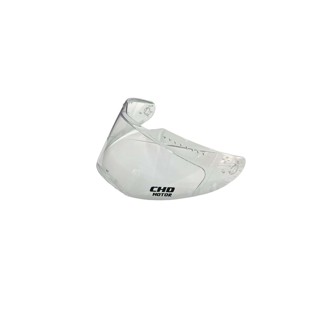 Kask Camı (Vizör) M-69 Çene Sabit Gözlüklü Model (Şeffaf)