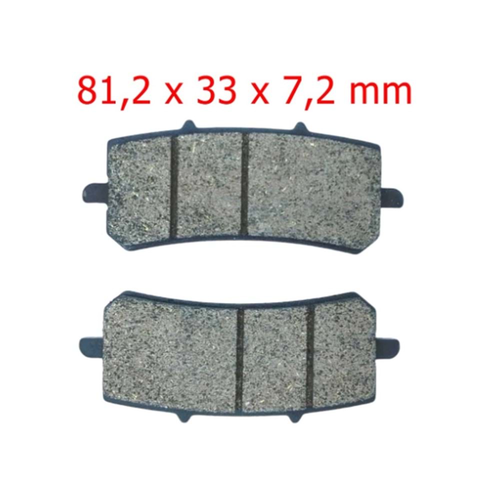 NK 250&450 Ön Fren Disk Balata (005)