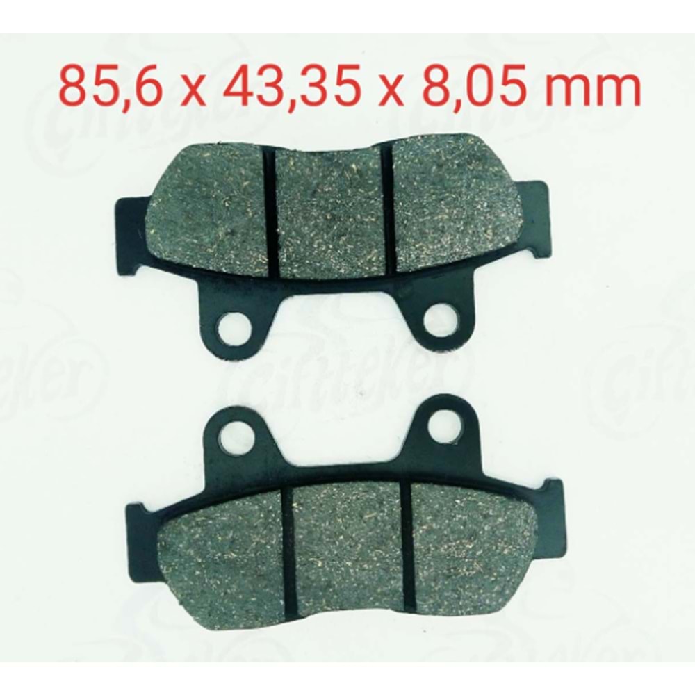 Spacy 110 Ön Fren Disk Balatası (009)