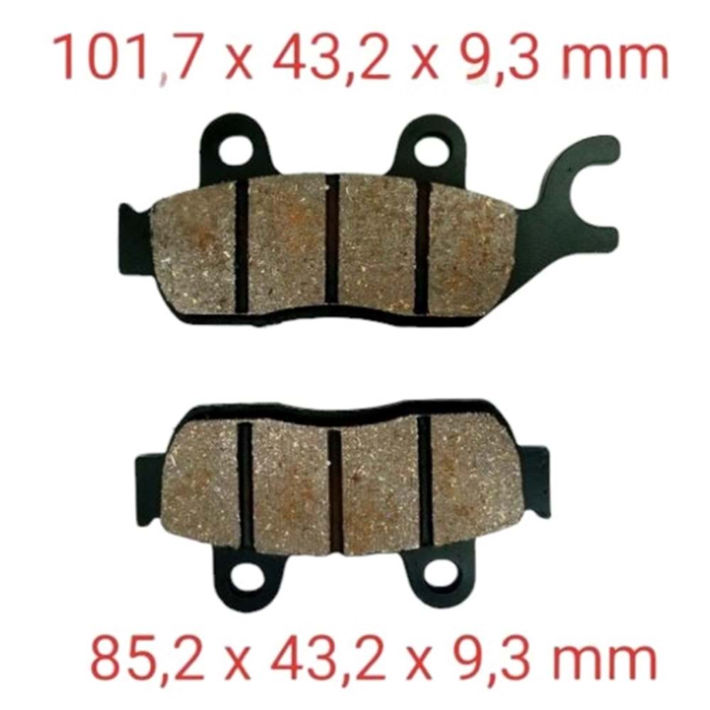 CBF 150 Ön Fren Disk Balatası (014)