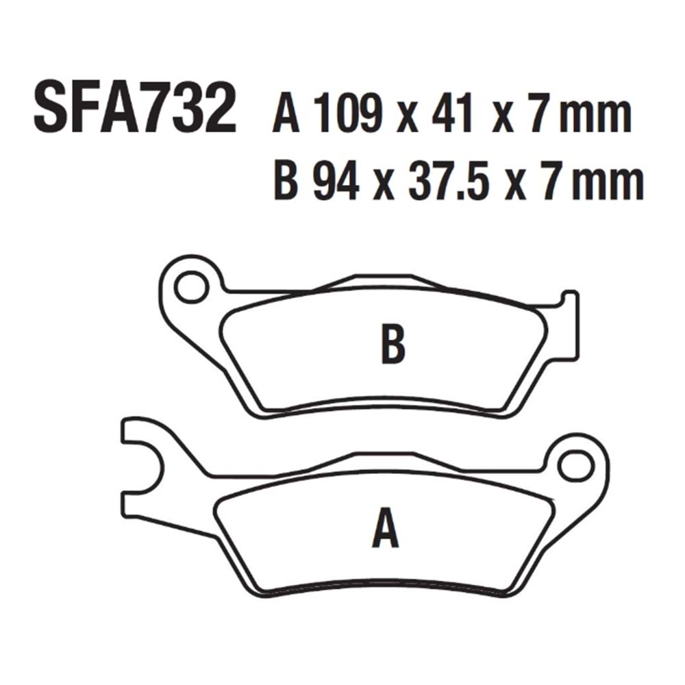 HERO DASH + HUNK Ön Fren Disk Balatası (016)