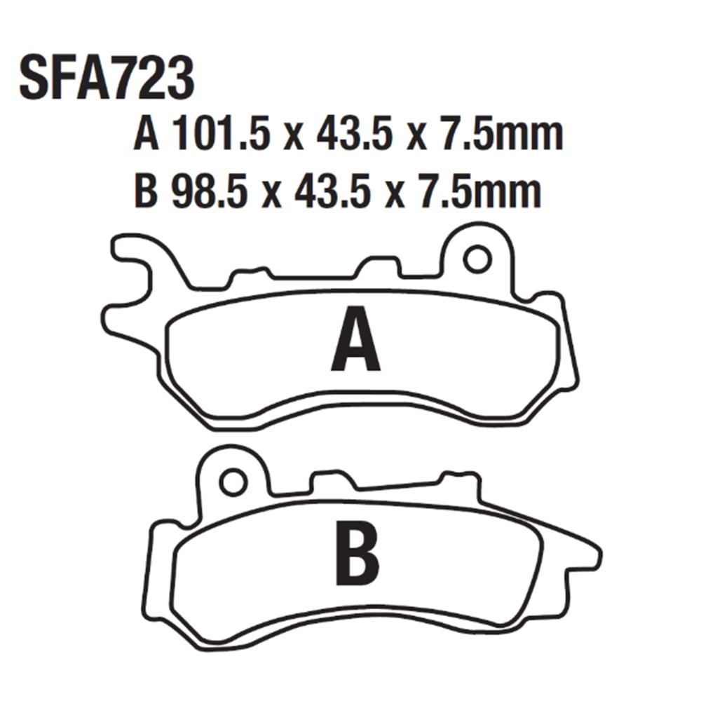 PCX 125 (2018-2020) - RKS BİTTER 125 Ön Fren Disk Balatası (019)