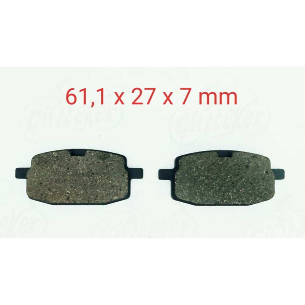 SCT 50 - BWS 100 Ön Fren Disk Balatası (024)