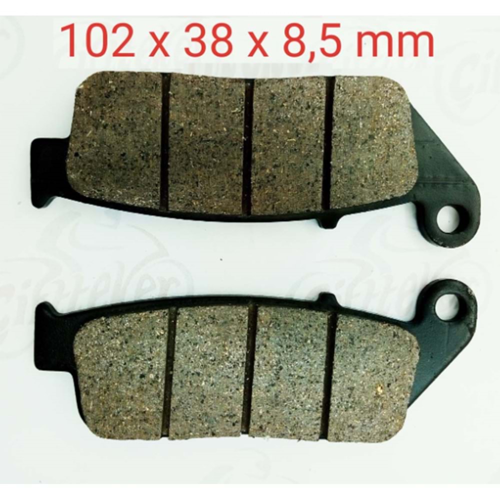 CBF - BMW- HONDA - ZONE 180 - CBR Ön Fren Disk Balatası (031)