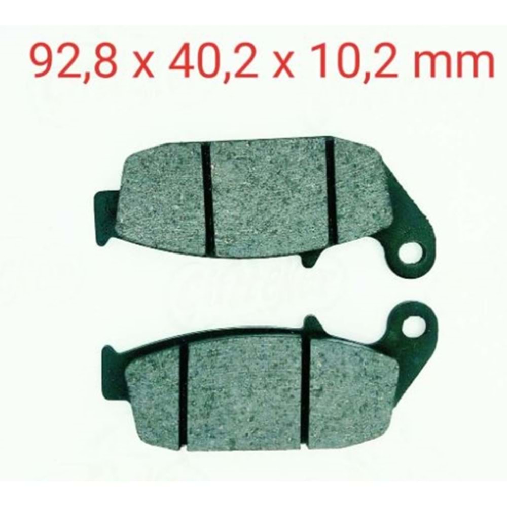 APACHE - RTR 180 - ZONE Arka Fren Disk Balatası ASK (032)