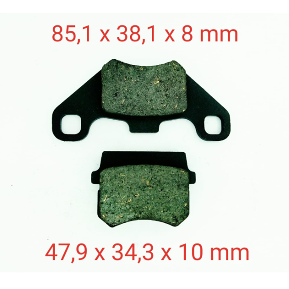 ATV AU SPİDER 250 - CAZADOR 180 Ön Fren Disk Balatası (042)