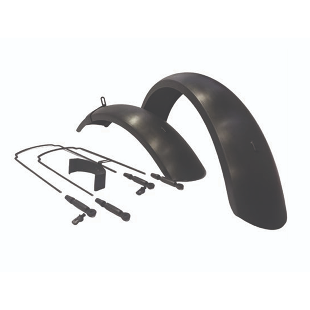 E-BİKE 20X400 Fat Bike Çamurluk Siyah