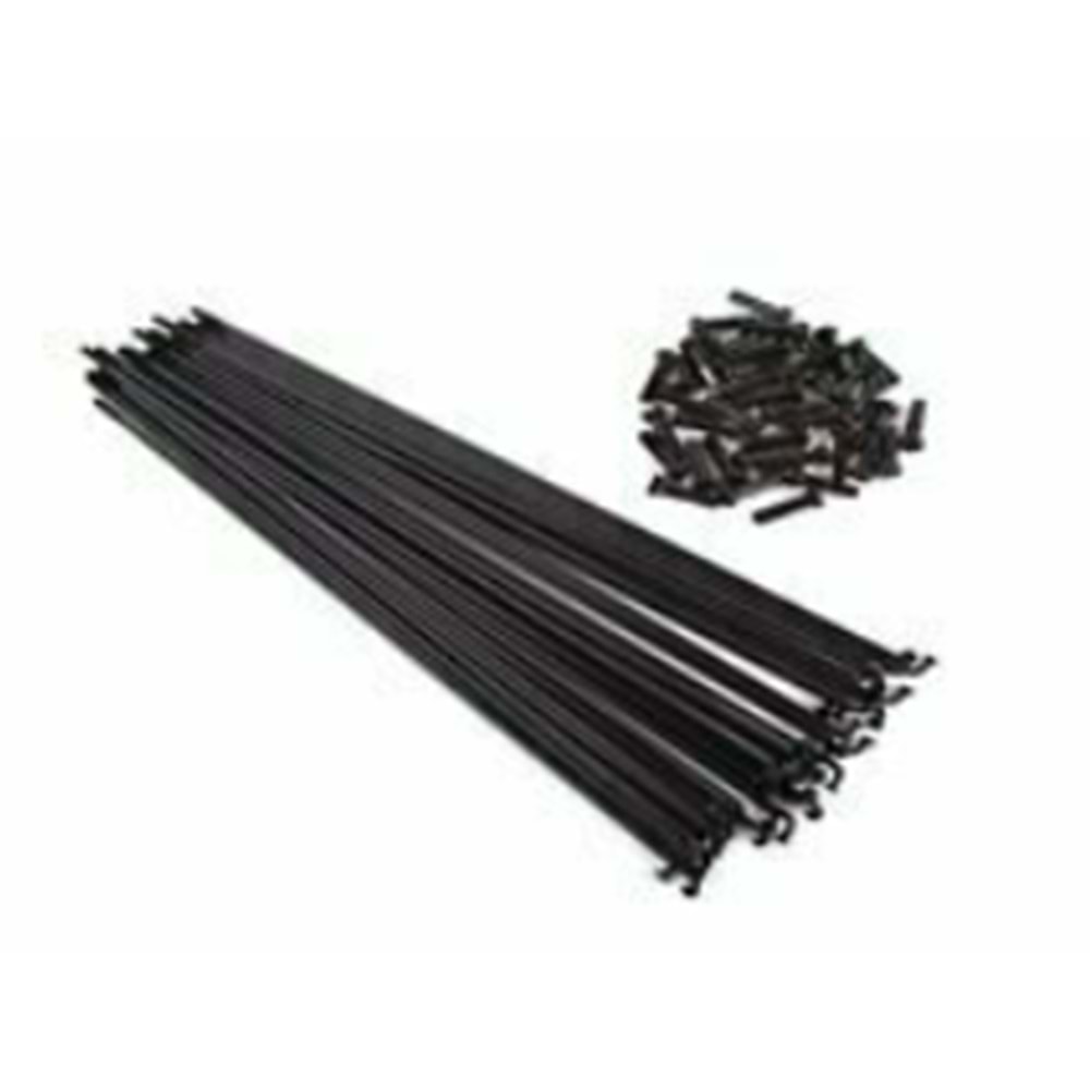 Bisiklet Jant Teli 2X290 Siyah (36 Adet)