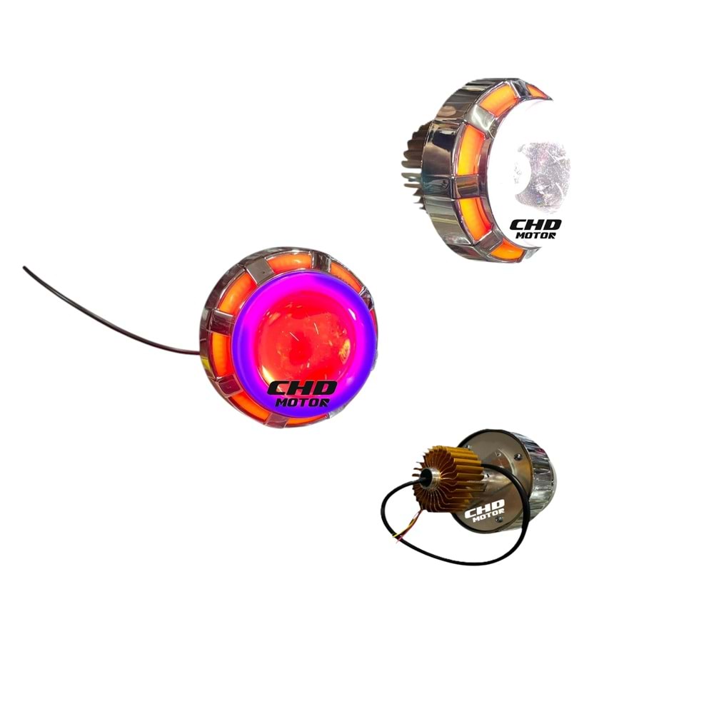 Angel Far Renkli Çakarlı 3 Renk