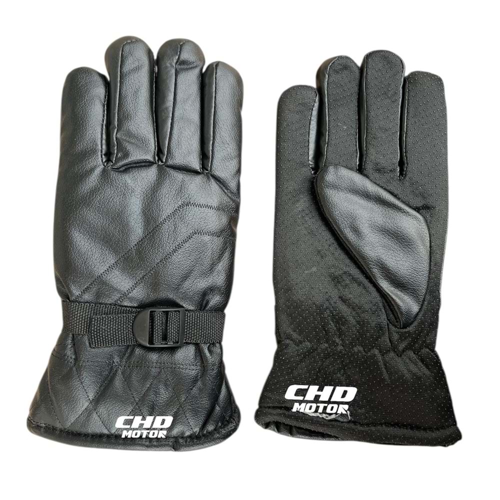 Motor Kışlık Eldiven Deri Görünümlü