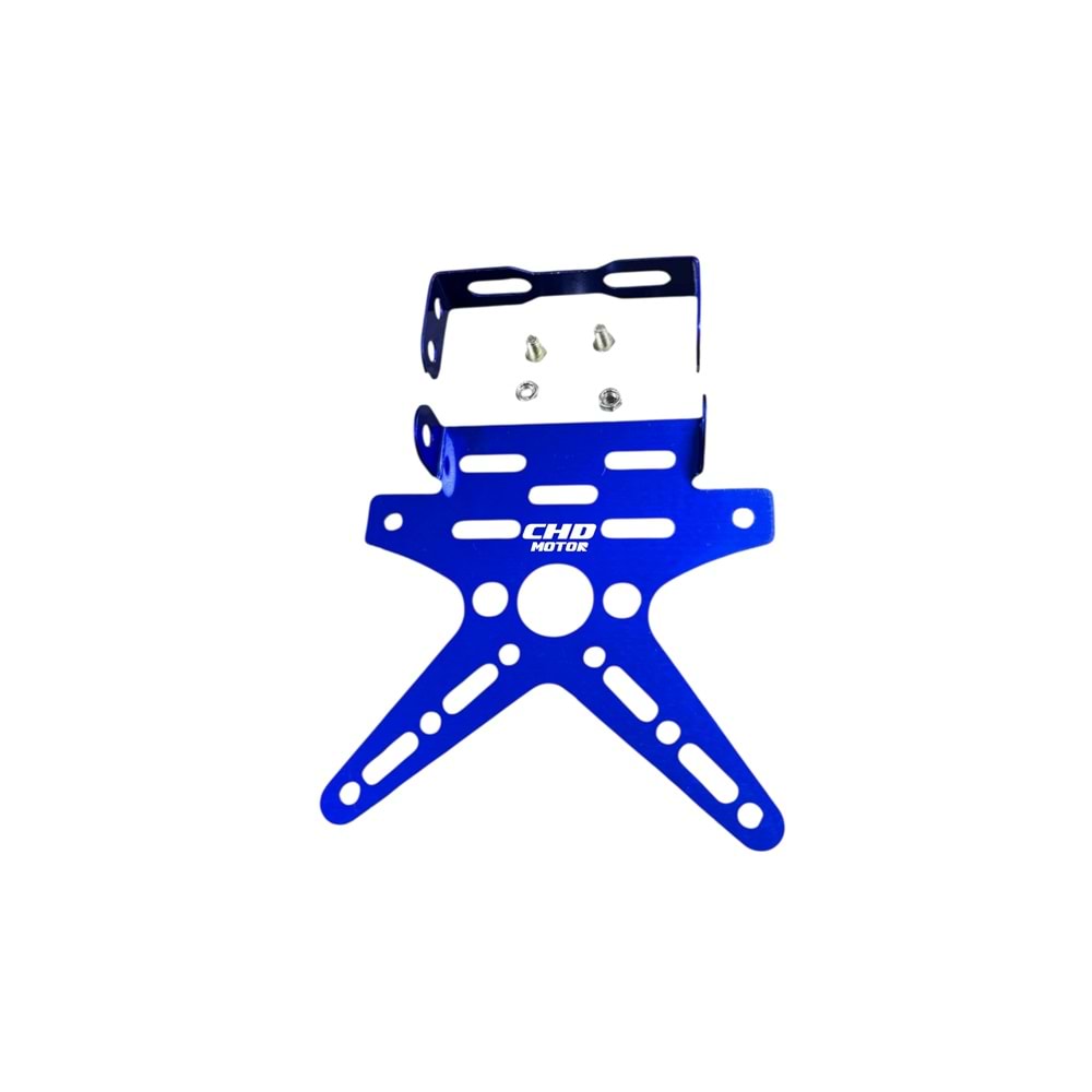 Motor Katlanır Plakalık ALM (MAVİ)