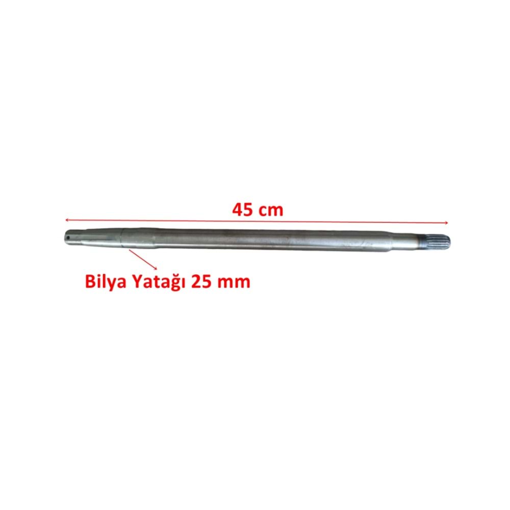 E BİKE Arka Akis 18 FREZE 45cm