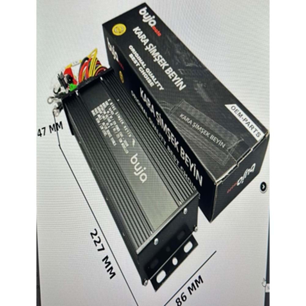 Beyin Şarzlı 1500W Kara Şimşek