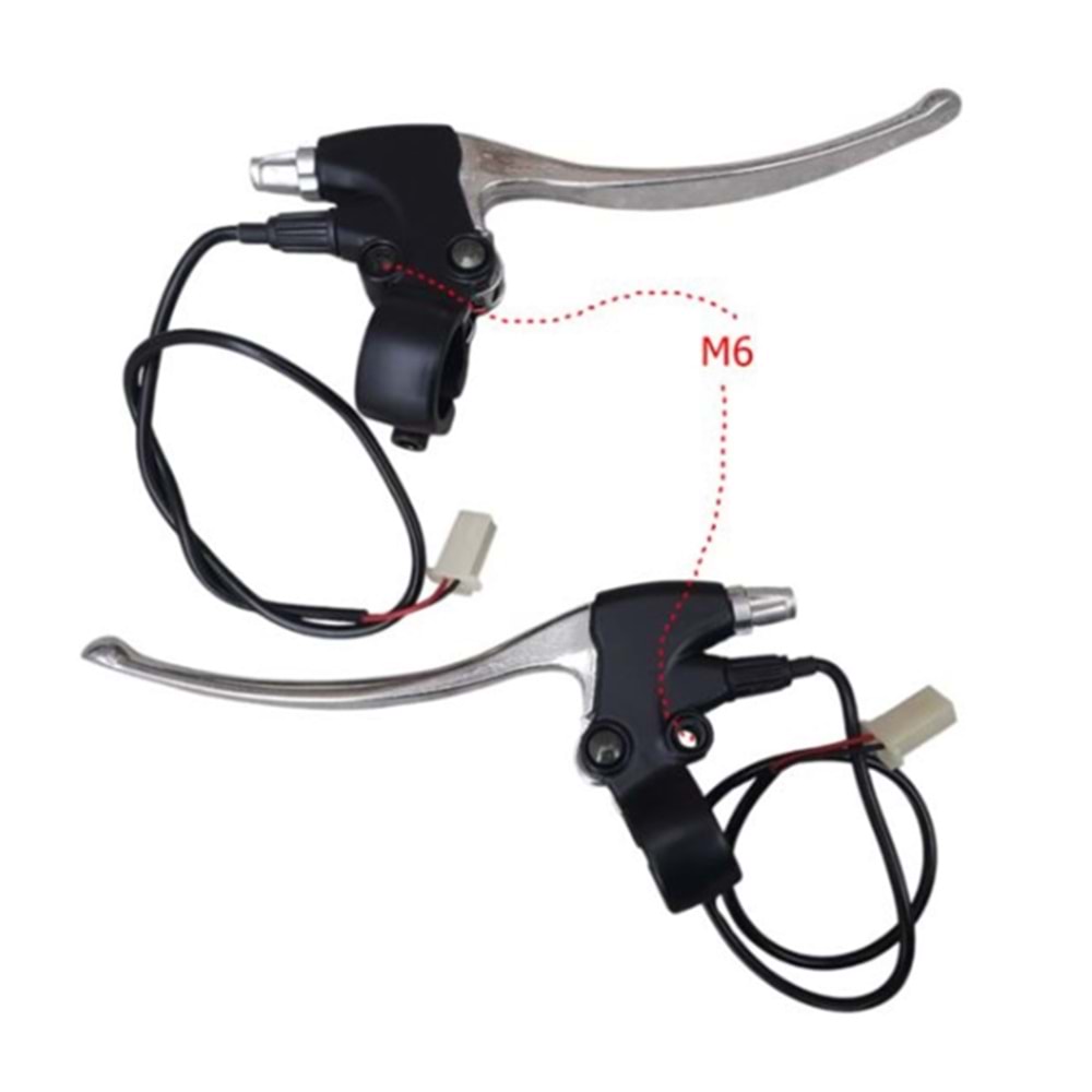 Şarzlı STMAX Kütük+Fren Kolu Nikel Sağ-Sol