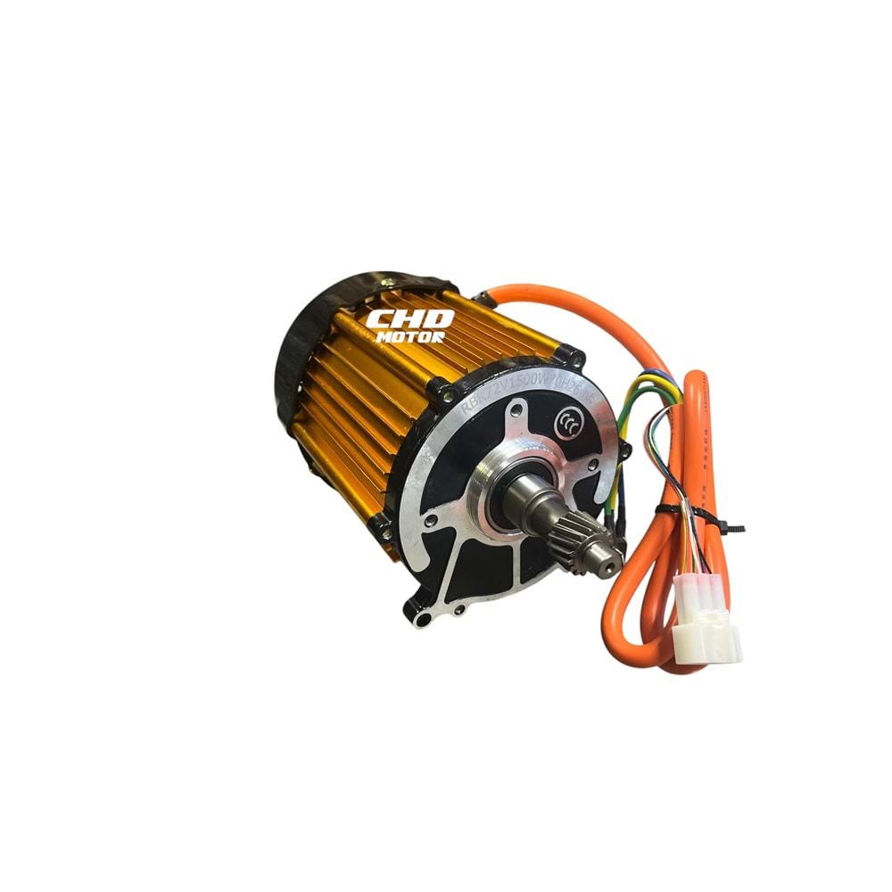 E BİKE Arka Motor 3 Tekerli Kasalı 72V 1500W 6 Kablolu