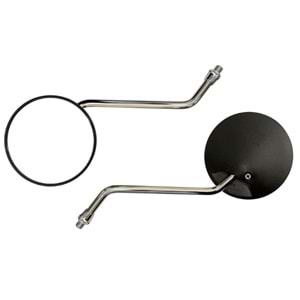 Yuvarlak Ayna 10mm Siyah