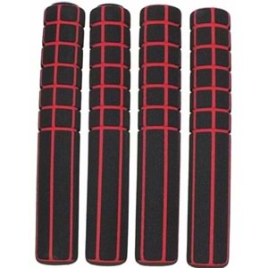 Bisiklet Sünger Elcek Uzun 4 lü (Siyah-Kırmızı)