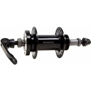 36 Delik Mandallı Disk Uyumlu Rulmanlı ALM Arka Göbek Siyah