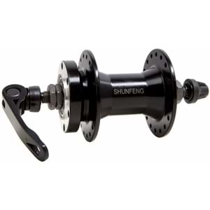 36 Delik Mandallı Disk Uyumlu Rulmanlı ALM Ön Göbek Siyah